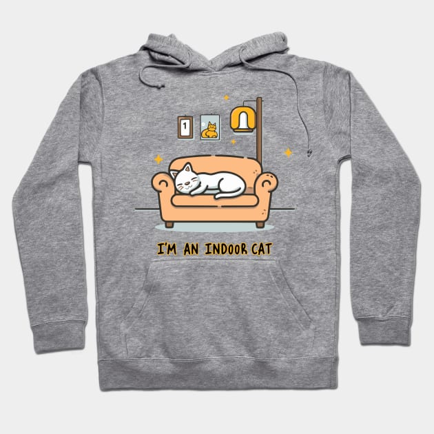 I'm an Indoor Cat Hoodie by Cheeky BB